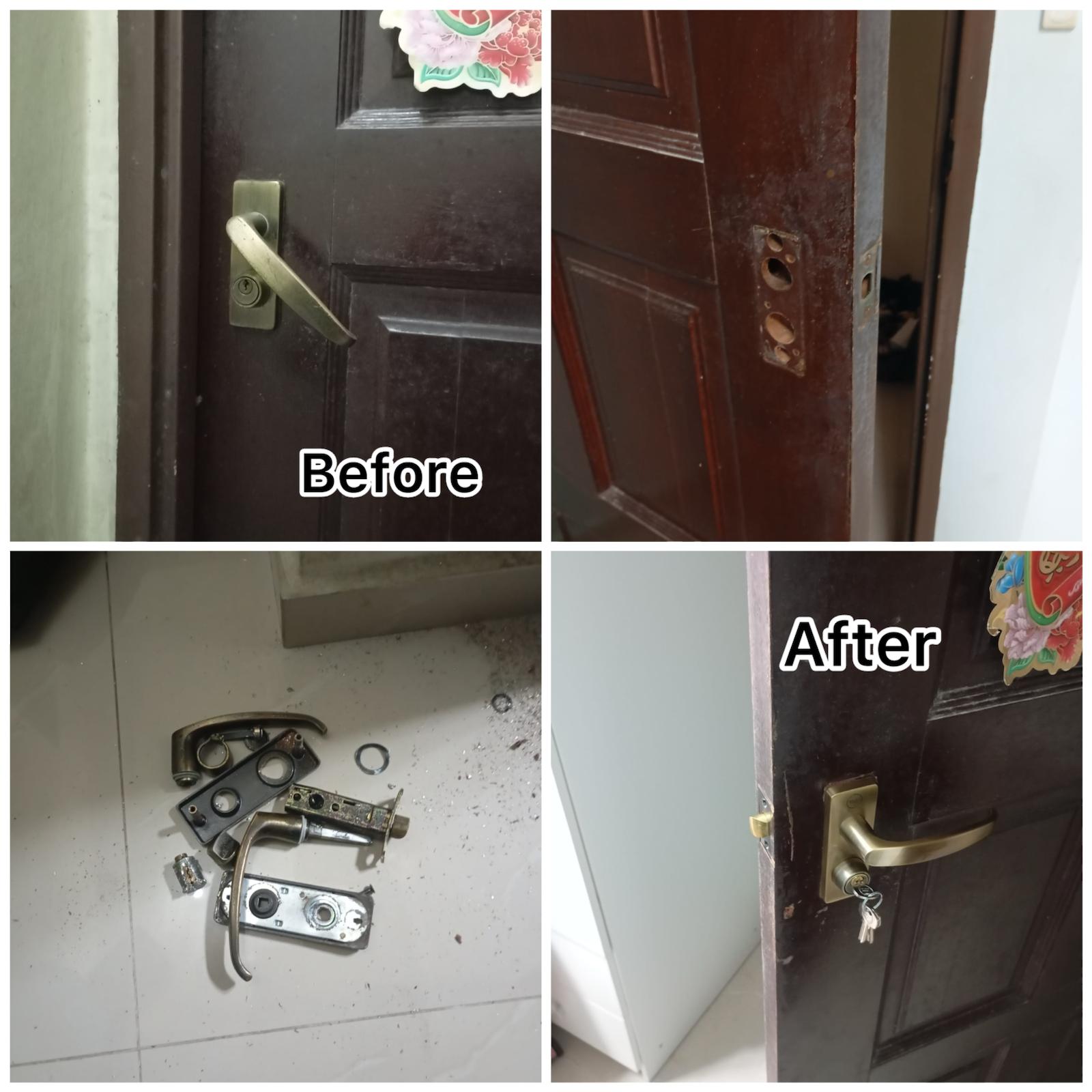 Door Lock Replacement & Repair Service in Singapore | Tasfia Engineering & Construction Pte Ltd